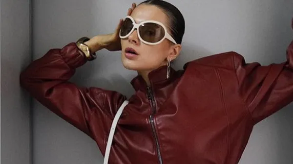 Неймовірна улюблениця гравця Динамо в шкіряному образі полює на серця чоловіків