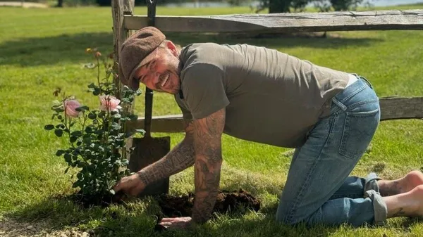 Нове хобі: Бекхем порпається в землі, як садівник – кохана його підтримує