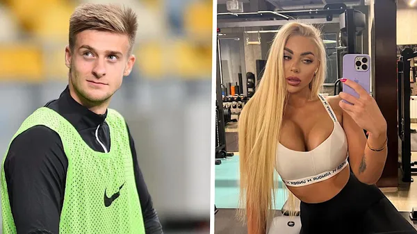 Насолода Алефіренка із заміжньою – пишногруда білявка в корсеті зробила з форвардом пікантне селфі