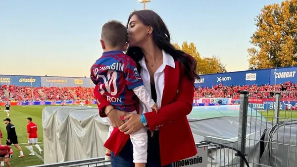 Кочергин-младший покоряет футбольное поле: трогательные кадры