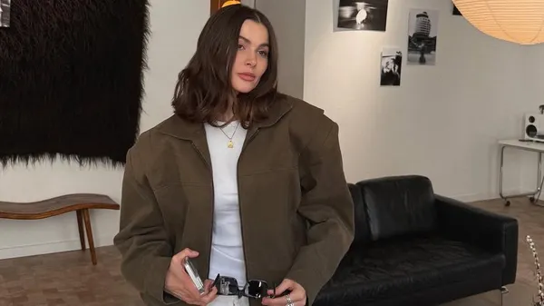 Черная линия стиля: избранница Дубинчака восхитила кадр образом-молнией