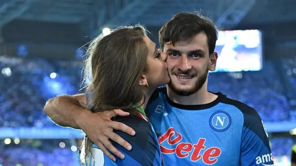 Жена Кварацхелии украла все взгляды в финале ЛЧ – дважды счастливчик