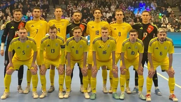 Передноворічний іспит: збірна України з футзалу їде в лігво до чемпіонів Європи