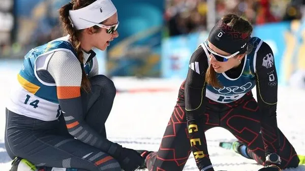 Олімпійський "шопінг": як "нейтральна" лижниця вкрала лижі у німкені прямо під час гонки