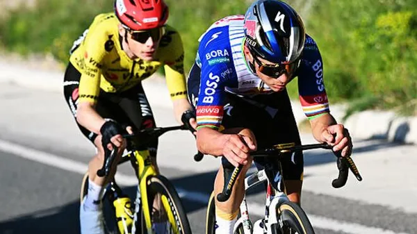 Не поділили асфальт: як Евенпул і Вінгегор подарували перемогу Годону на Вуельті Каталонії