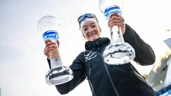 "Мне повезло", говорит она Нет, Лу, это справедливость: Жанмонно - новая королева биатлона